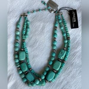 Beautiful Chico's stone necklace